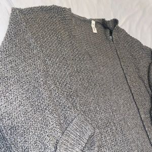 Grey cardigan